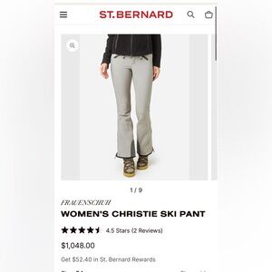 High end ski pants